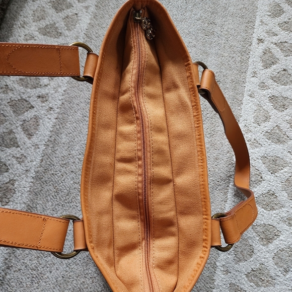 Ardleigh Elliott Faithful Friends Shih-Tzu Leather Canvas Tote - Picture 5 of 16